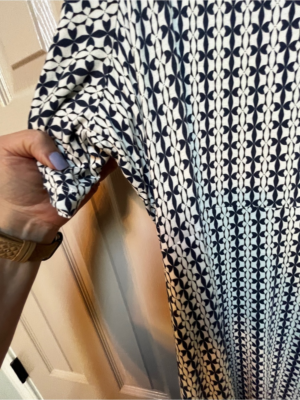 Boden Midi Dress with Ruffle Hem 20 w - Picture 2 of 8